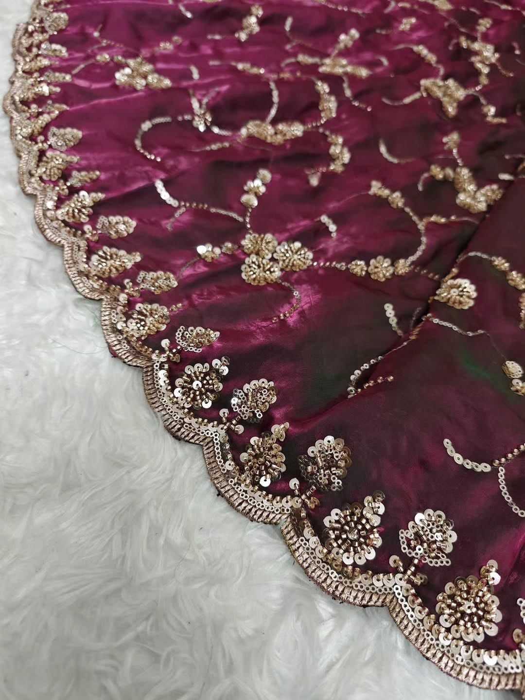 Space Silk Party Wear Saree