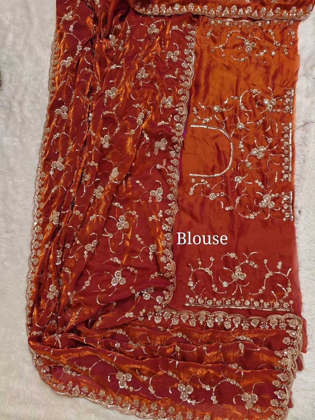 Space Silk Party Wear Saree