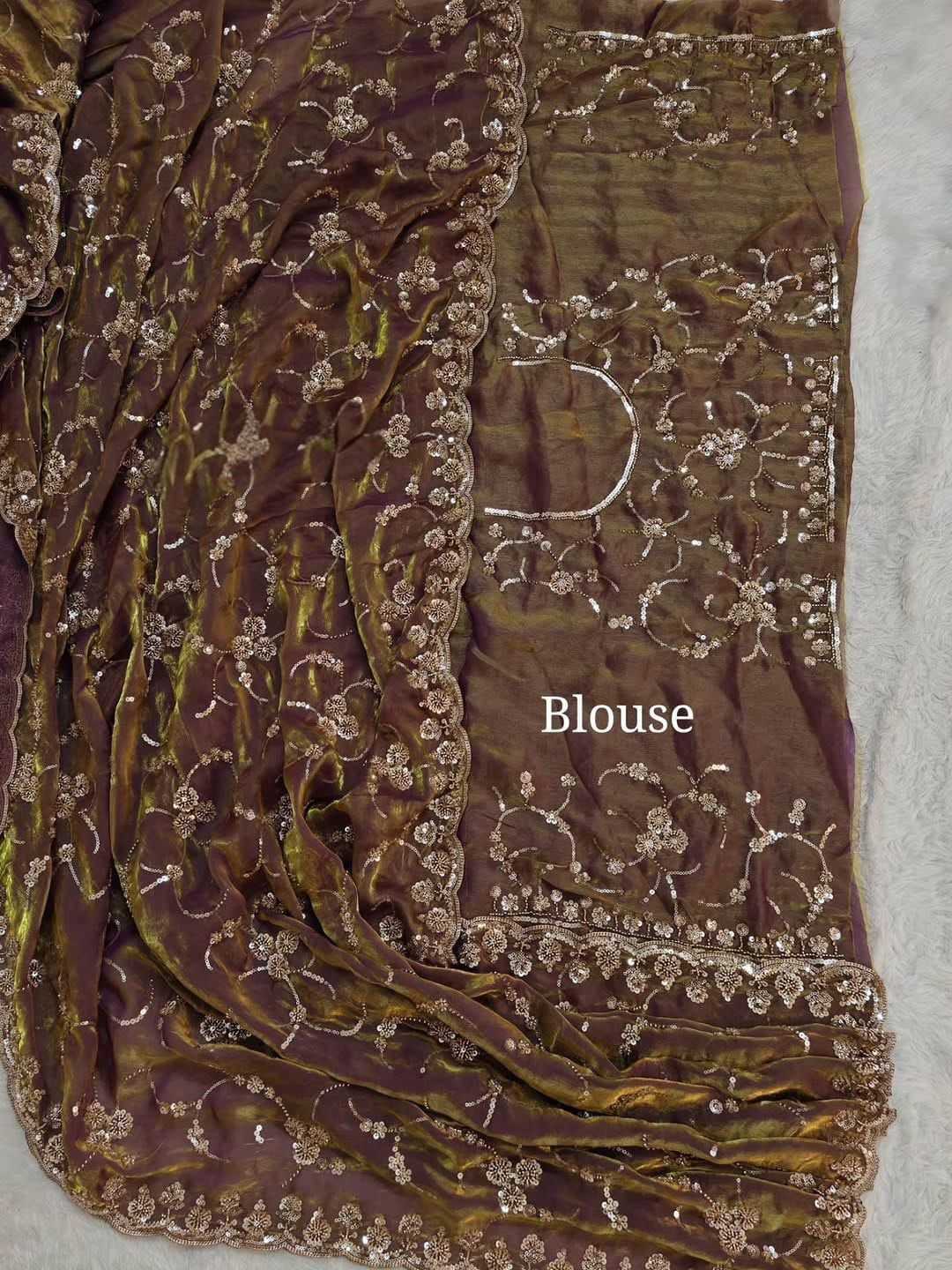 Space Silk Party Wear Saree