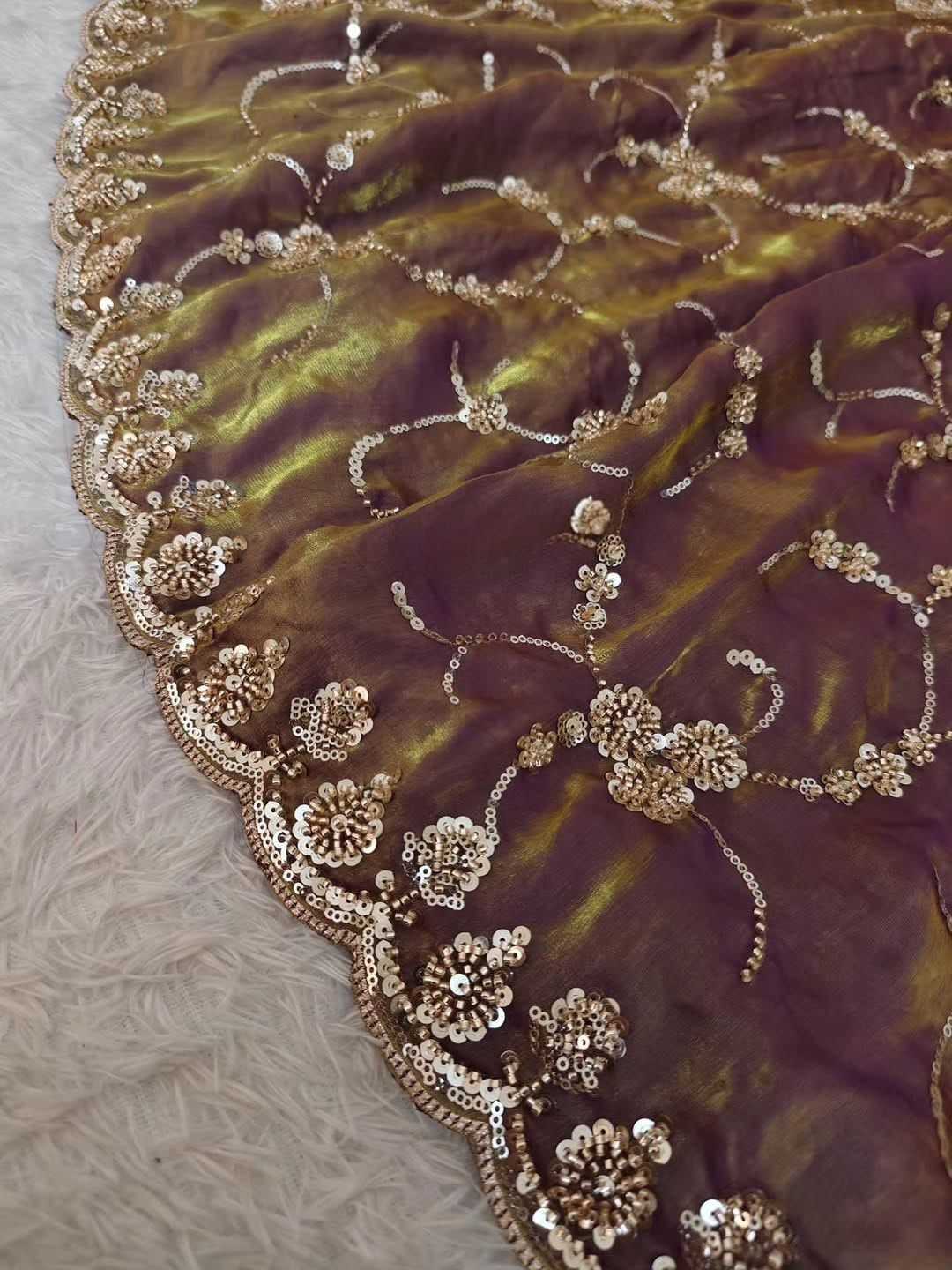Space Silk Party Wear Saree