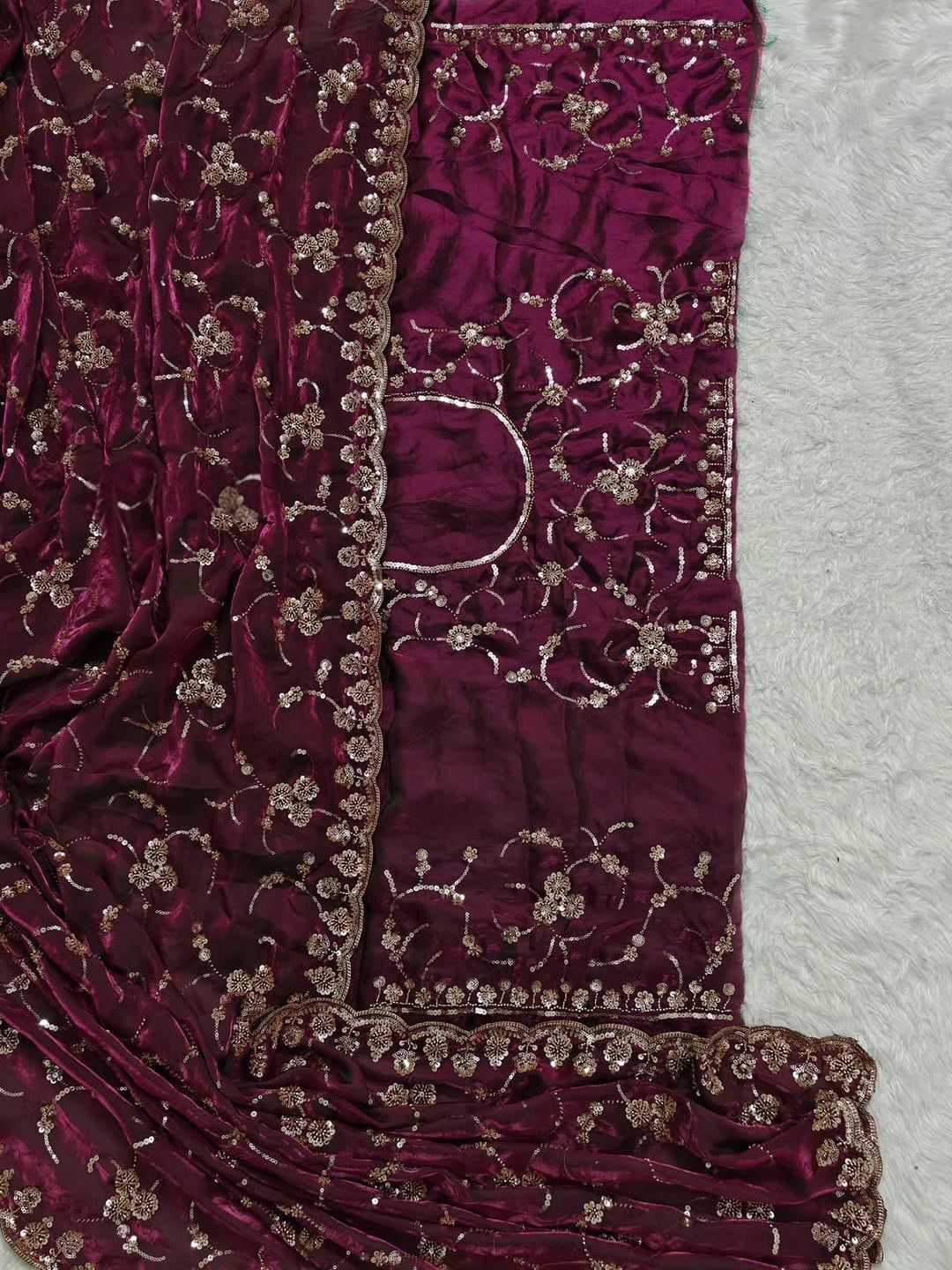 Space Silk Party Wear Saree