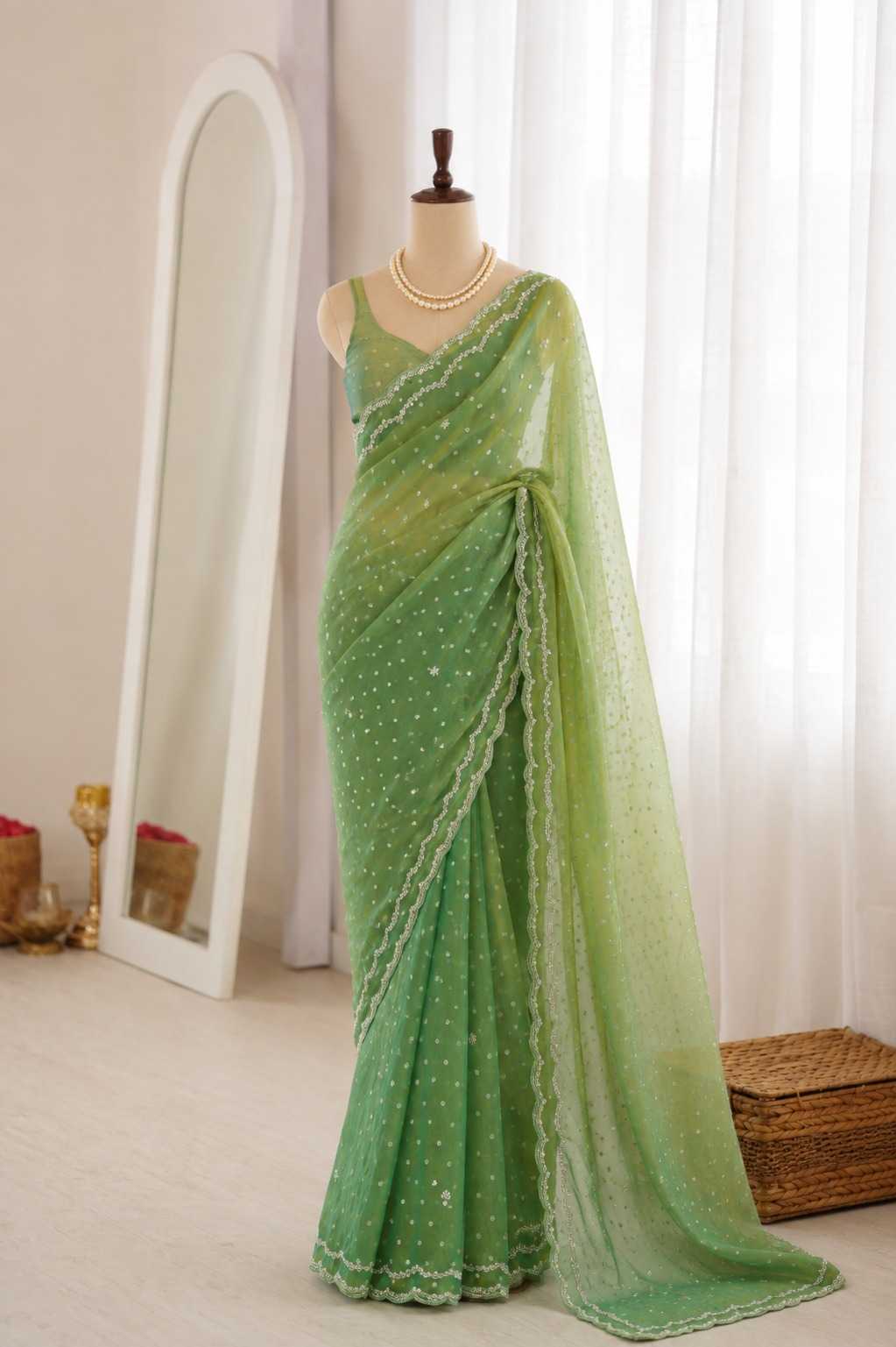 Pure Silk Party Wear Saree