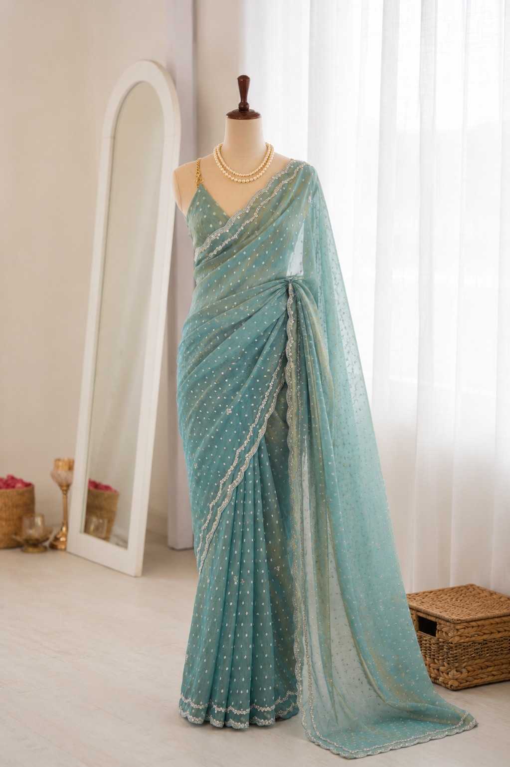 Pure Silk Party Wear Saree