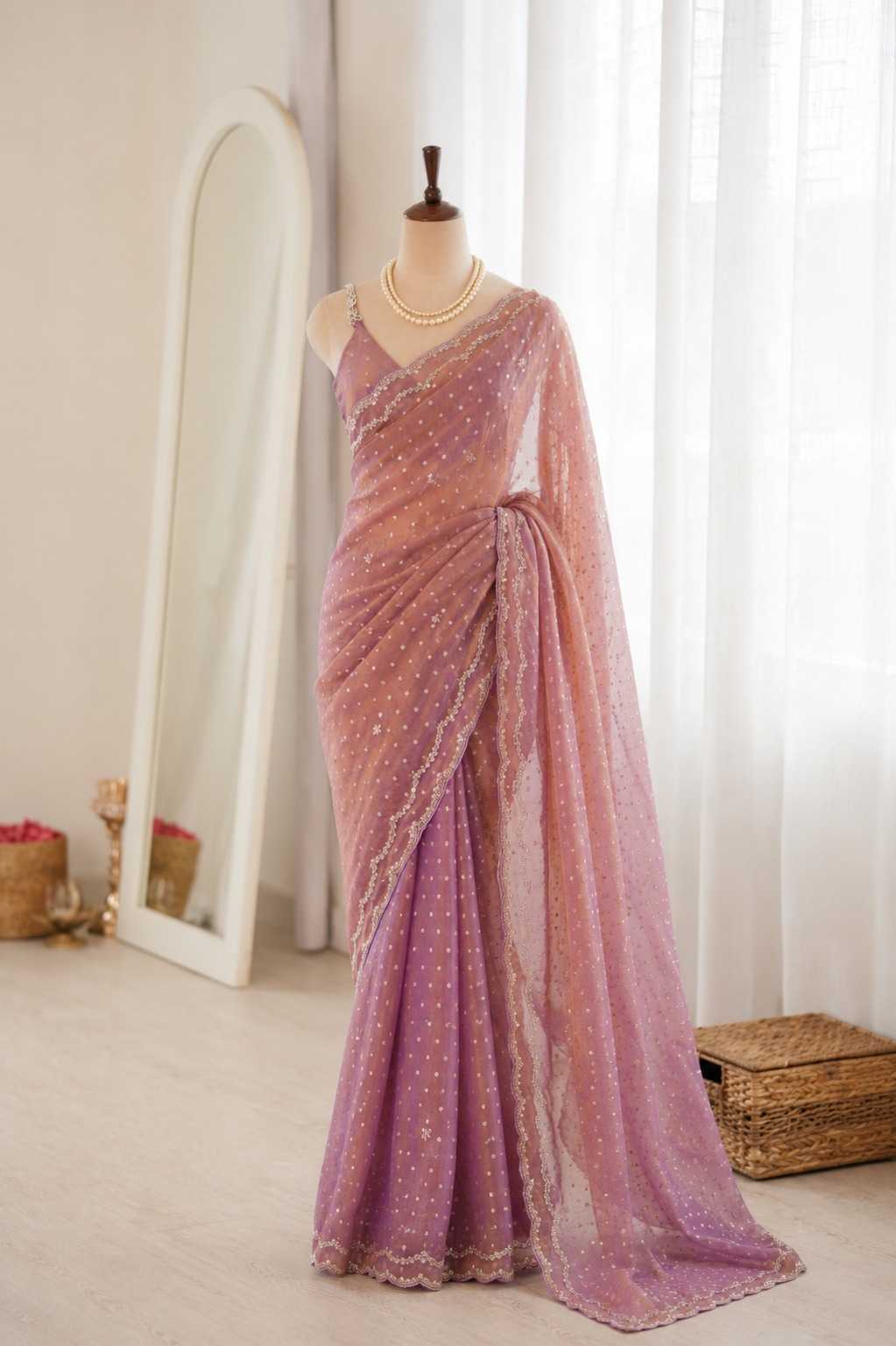 Pure Silk Party Wear Saree