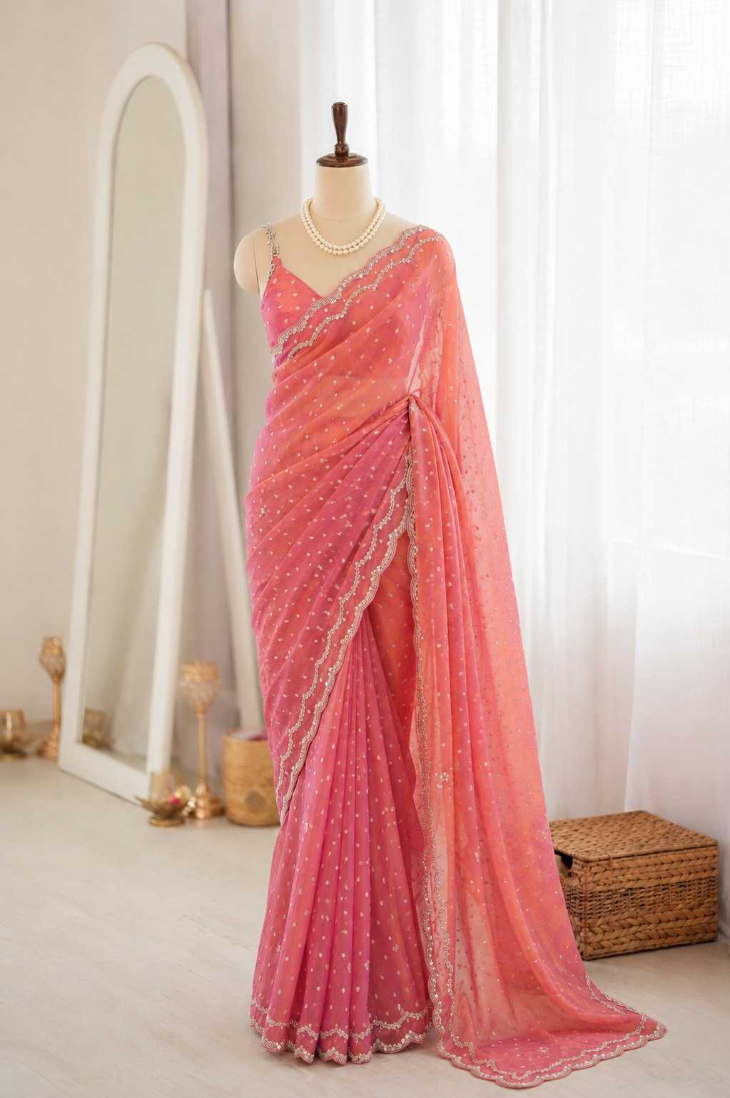 Pure Silk Party Wear Saree