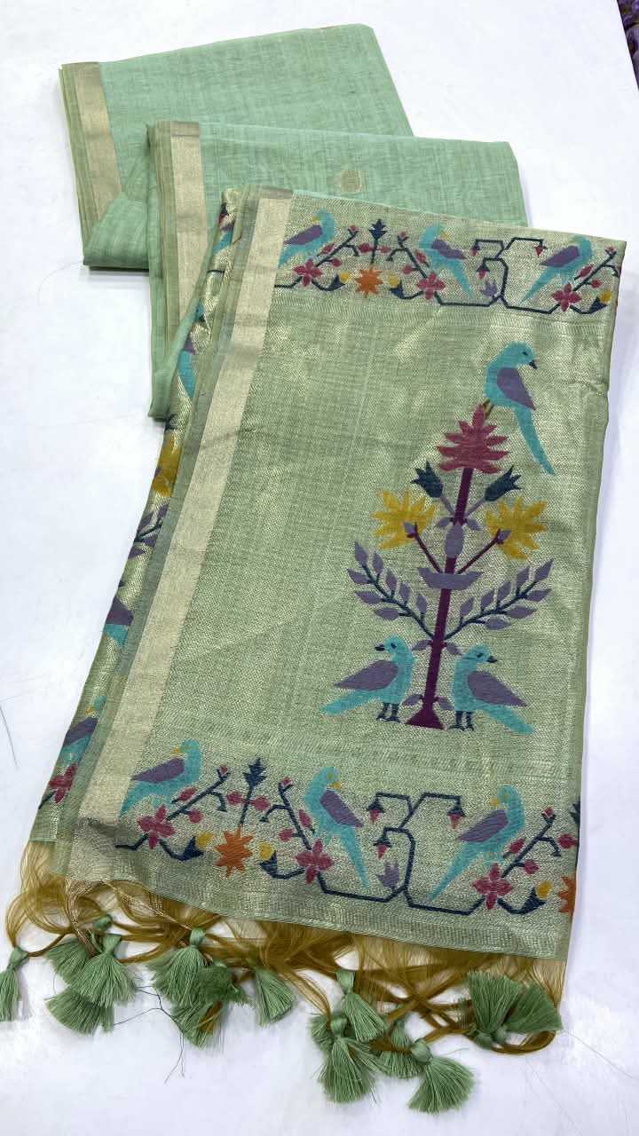 Anika Soft Jamdani Floral Saree