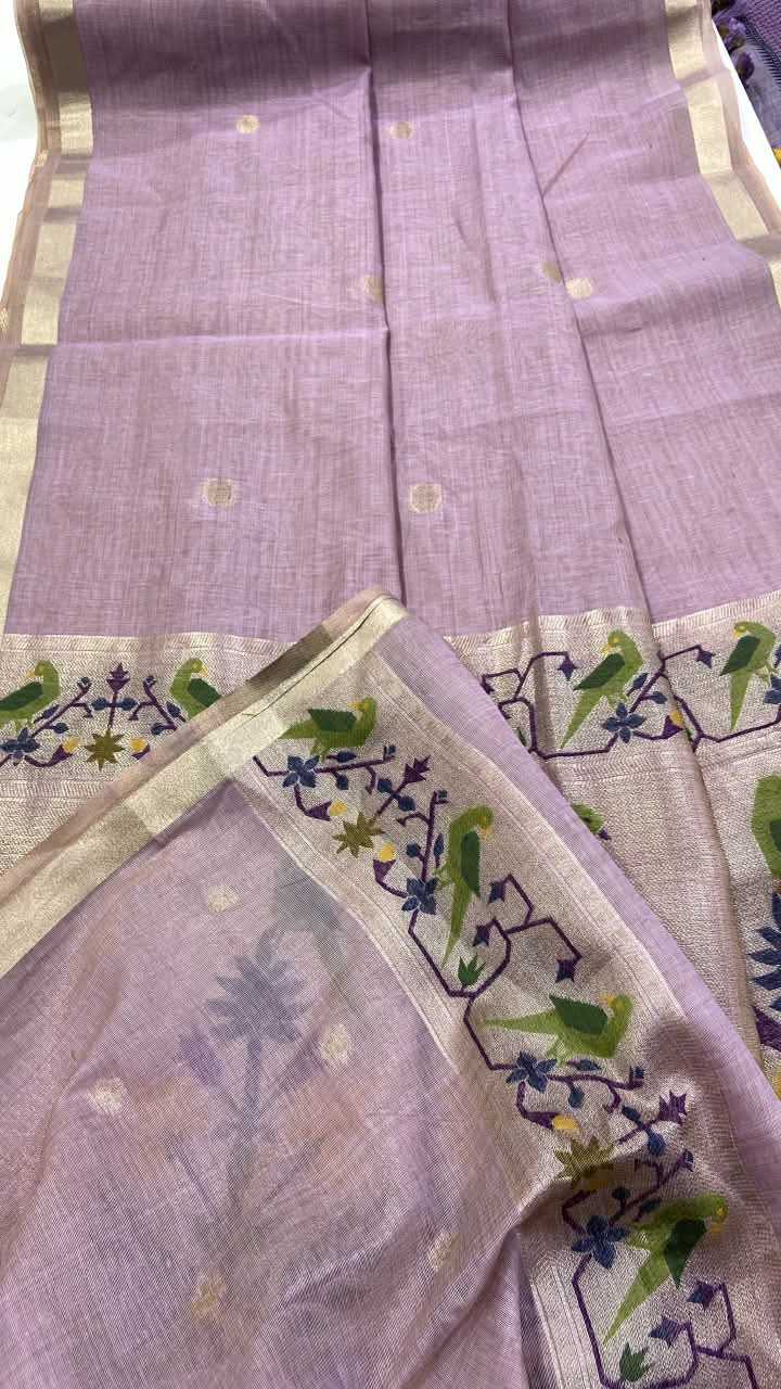Anika Soft Jamdani Floral Saree