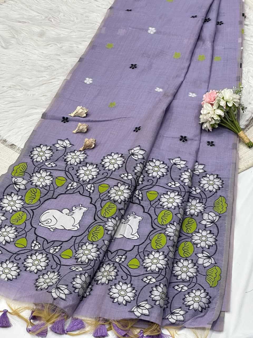 Anvi Soft Cotton Printed Saree