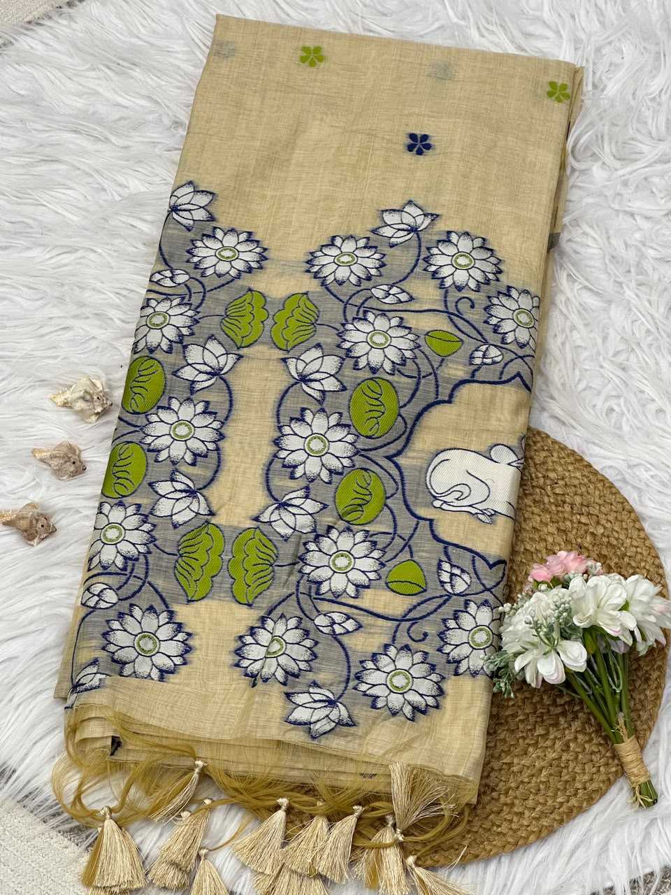Anvi Soft Cotton Printed Saree