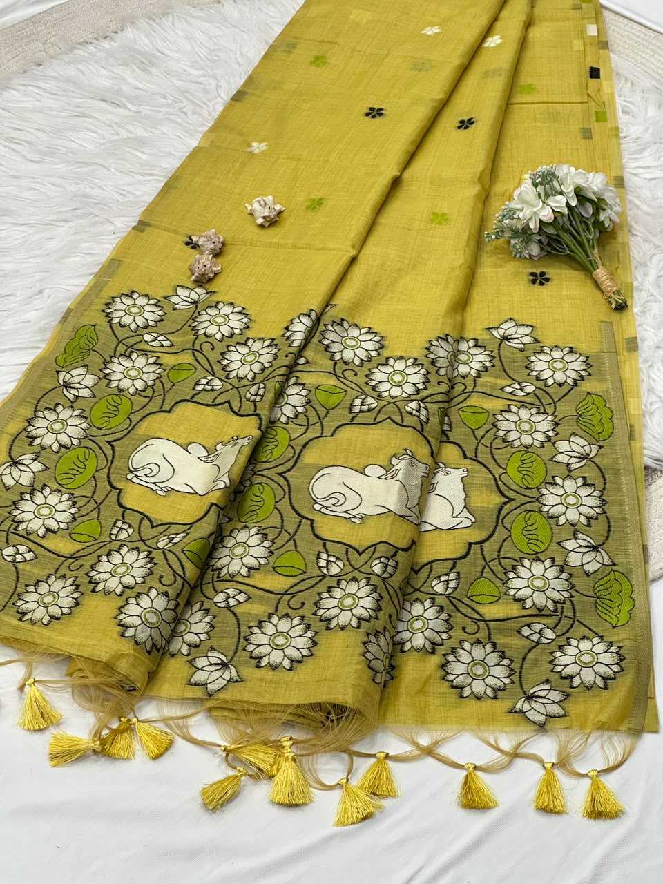 Anvi Soft Cotton Printed Saree