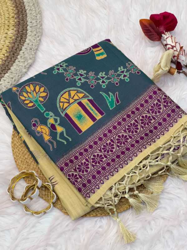 Artis Cotton Designer Saree
