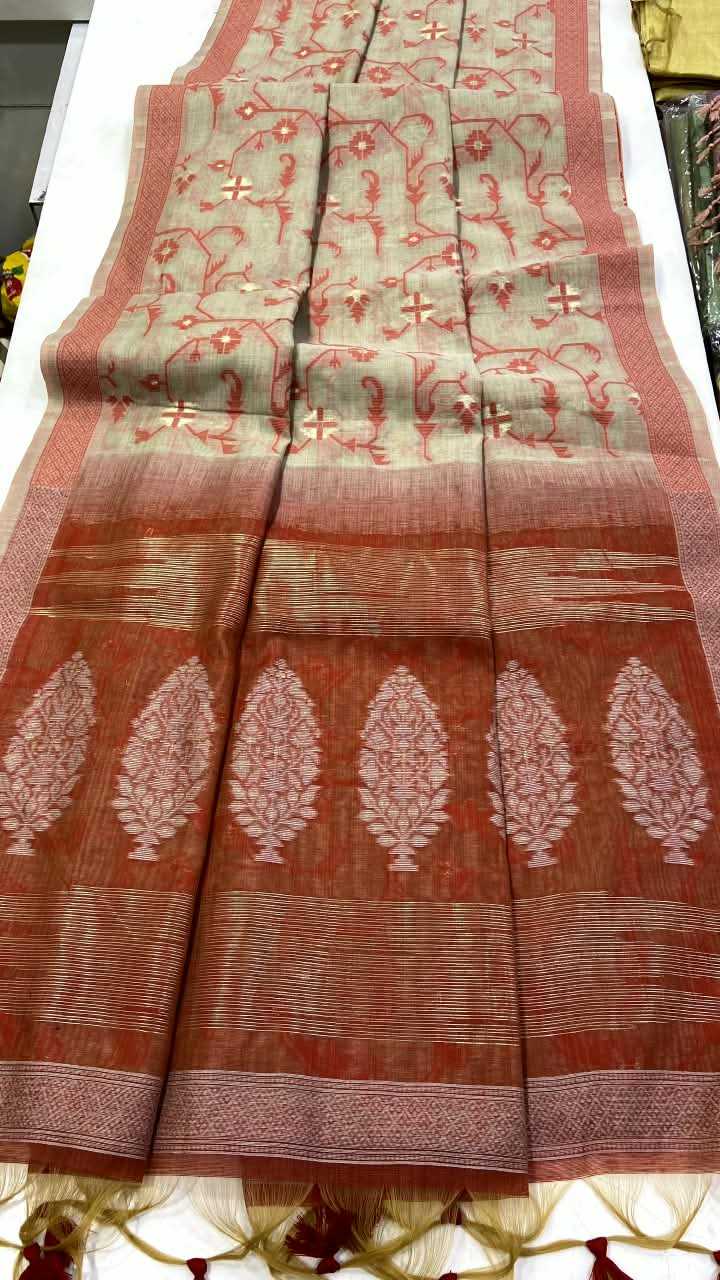 Asmi Soft Jamdani Designer Saree