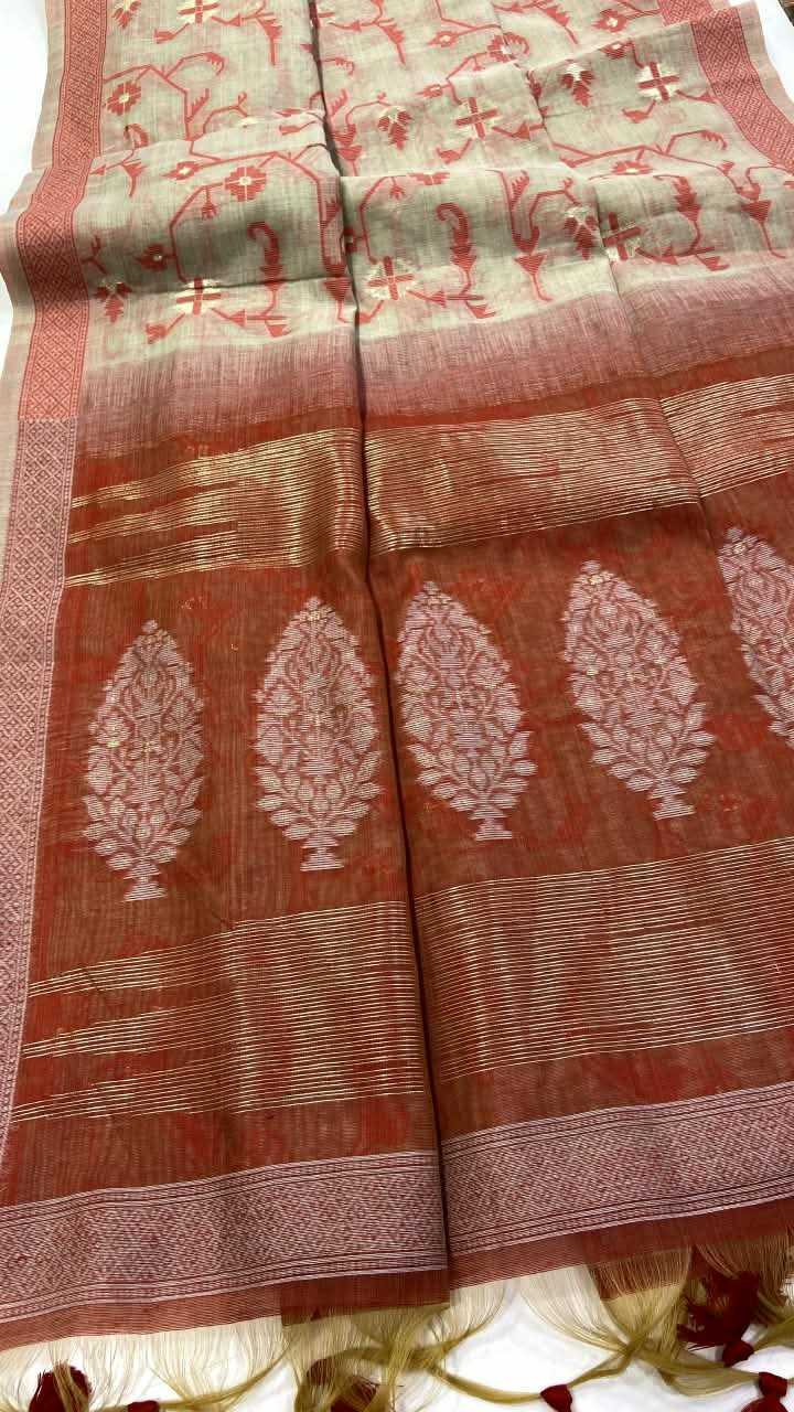 Asmi Soft Jamdani Designer Saree
