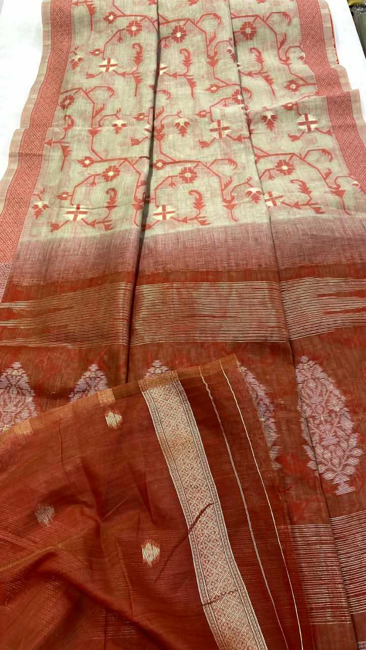Asmi Soft Jamdani Designer Saree