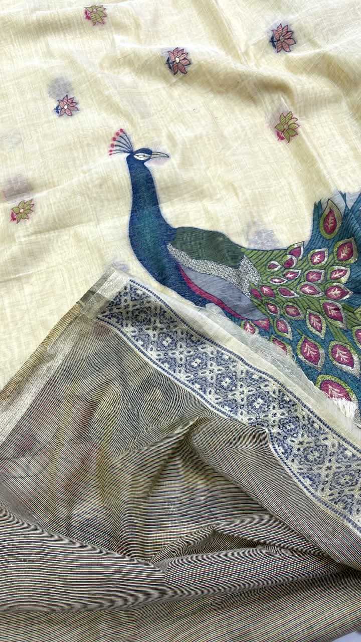 Asmi Soft Jamdani Printed Saree