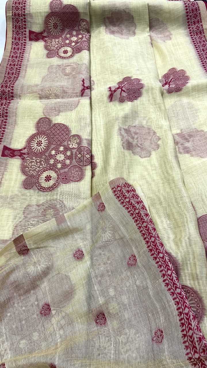 Barkha Soft Jamdani Printed Saree
