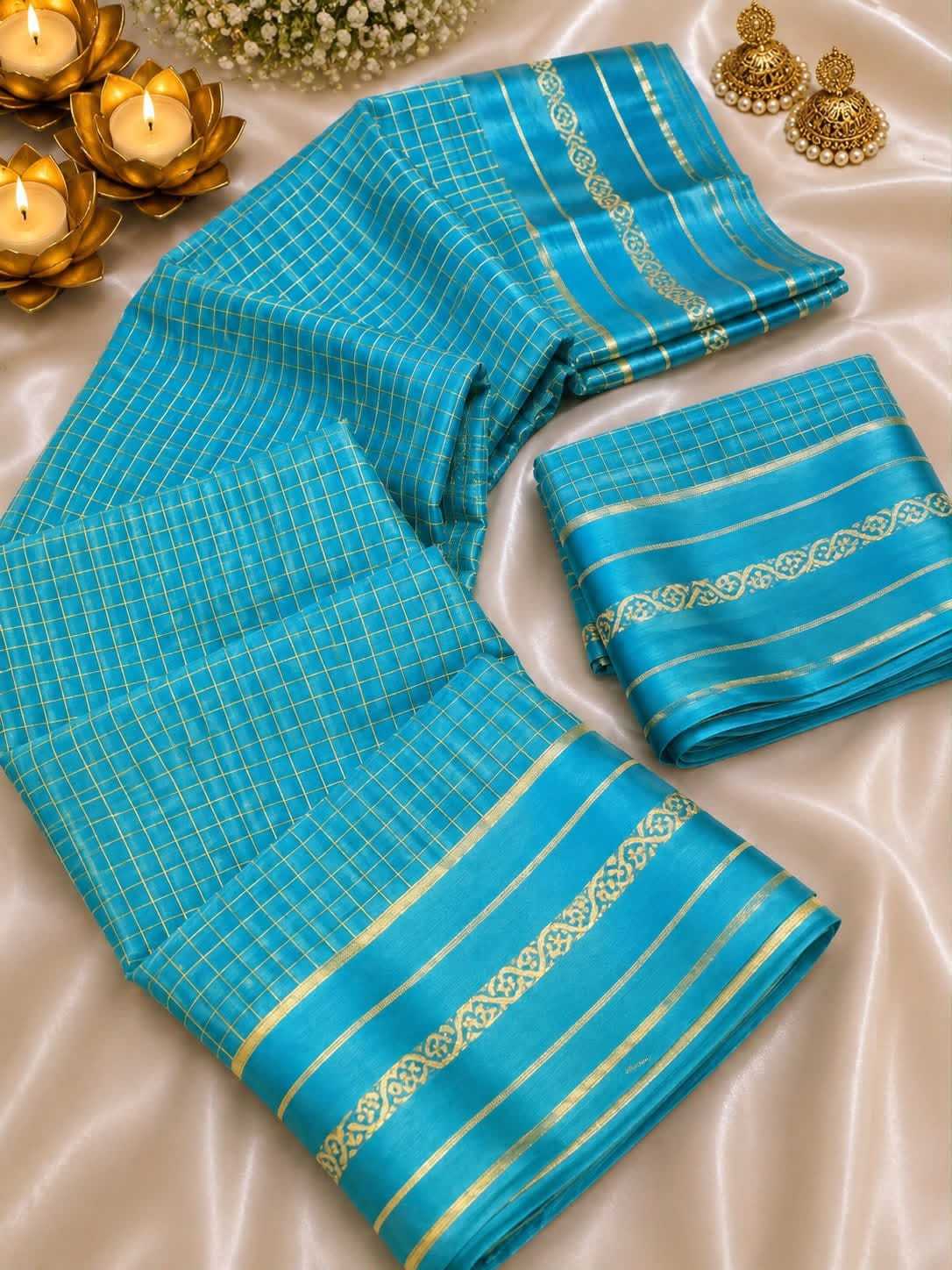 Bhavya Premium Georgette Designer Saree in Purple