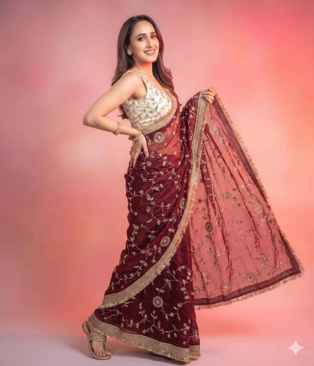 Bits Space Silk Designer Saree