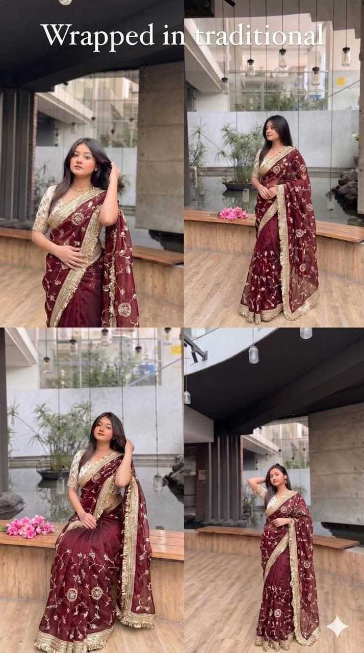 Bits Space Silk Designer Saree