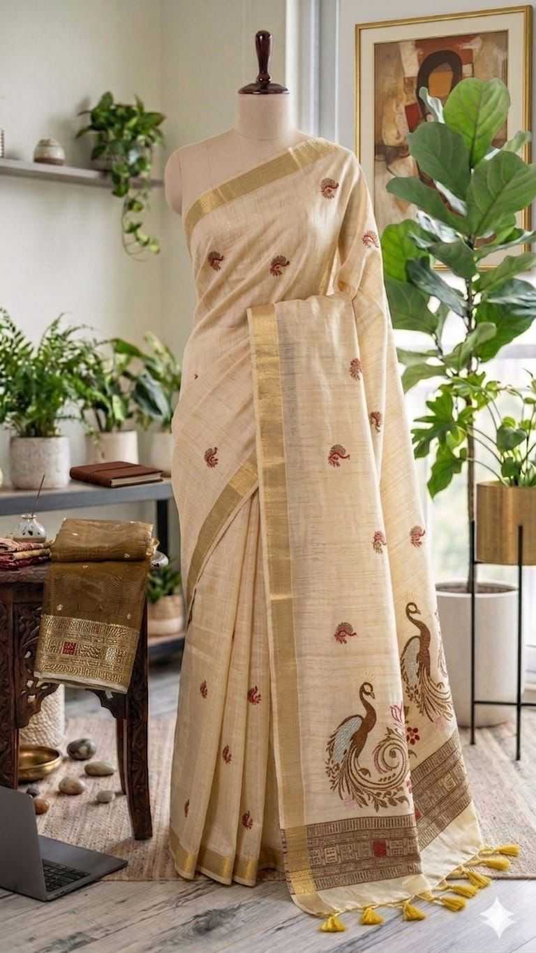 Soft Jamdani Butta Saree