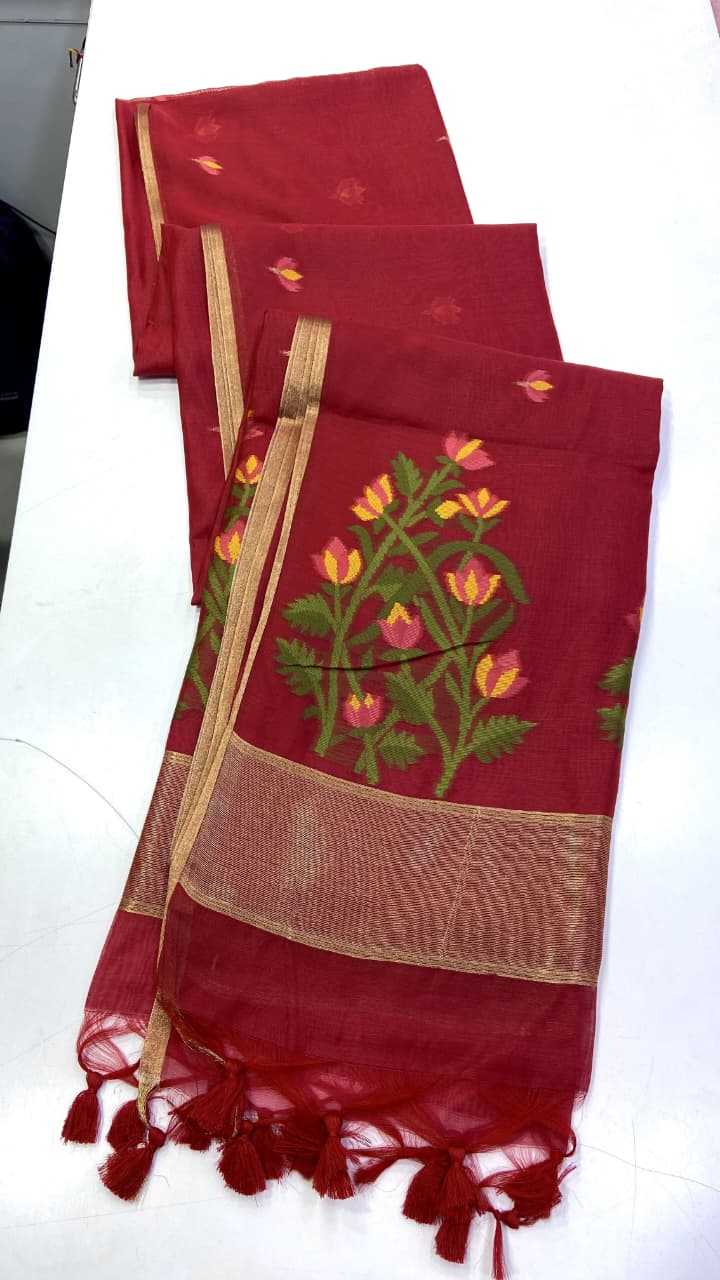 Butterfly Cotton Designer Saree