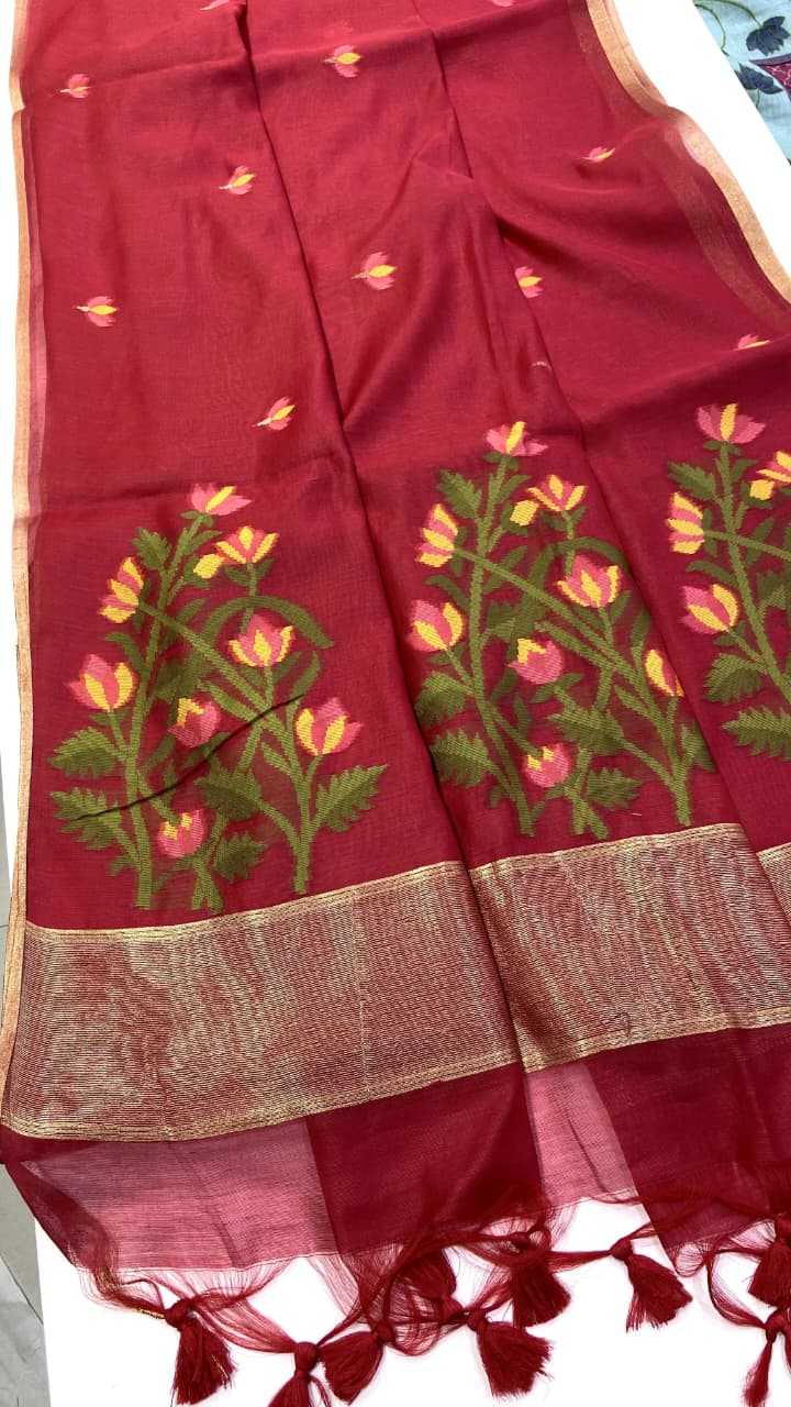 Butterfly Cotton Designer Saree