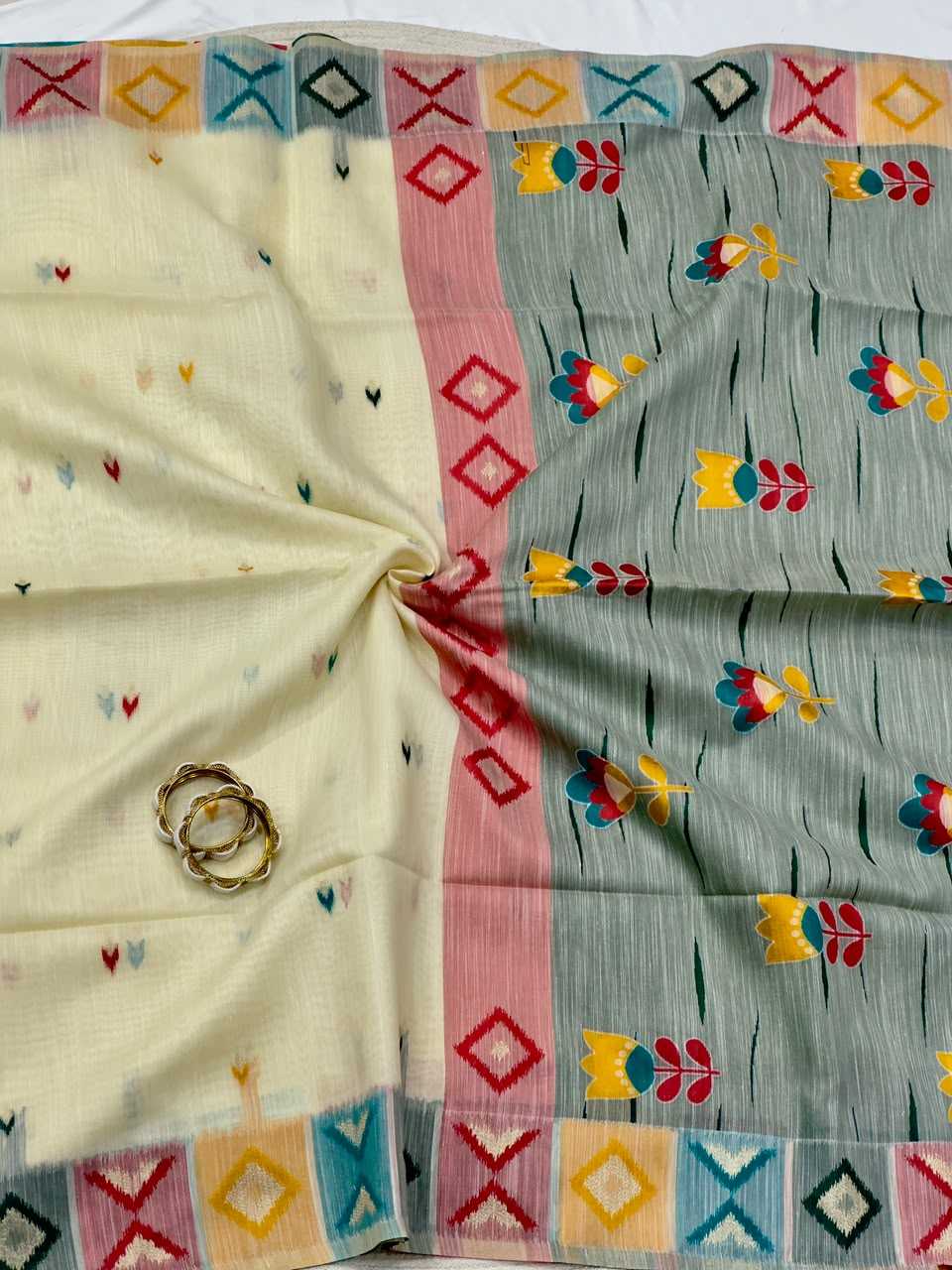 Chhavi Soft Jamdani Traditional Saree