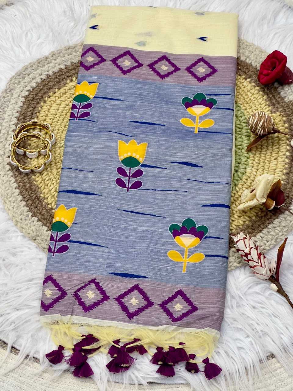 Chhavi Soft Jamdani Traditional Saree
