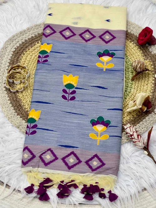 Chhavi Soft Jamdani Traditional Saree