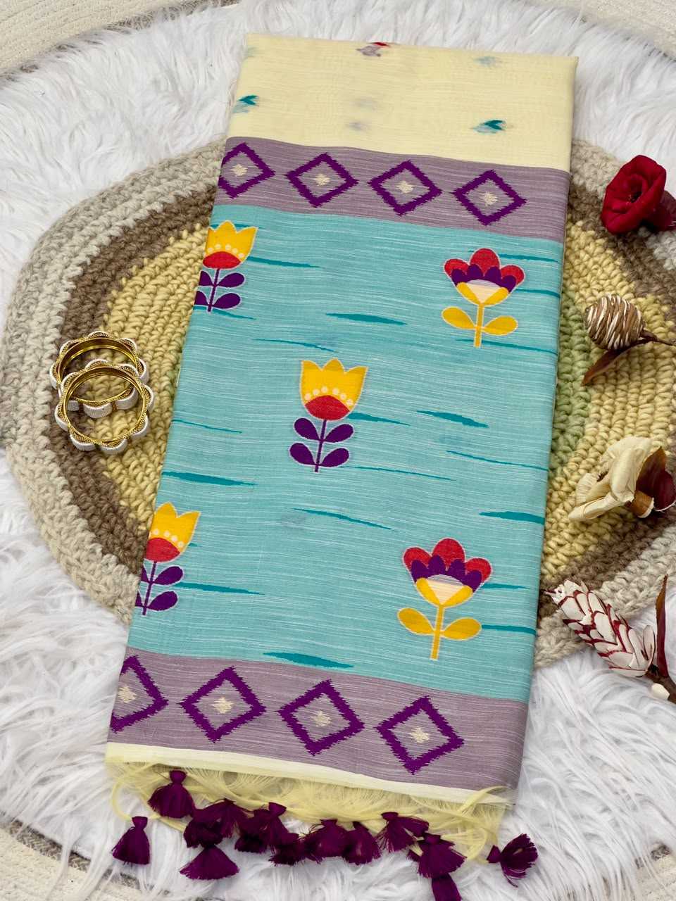 Chhavi Soft Jamdani Traditional Saree