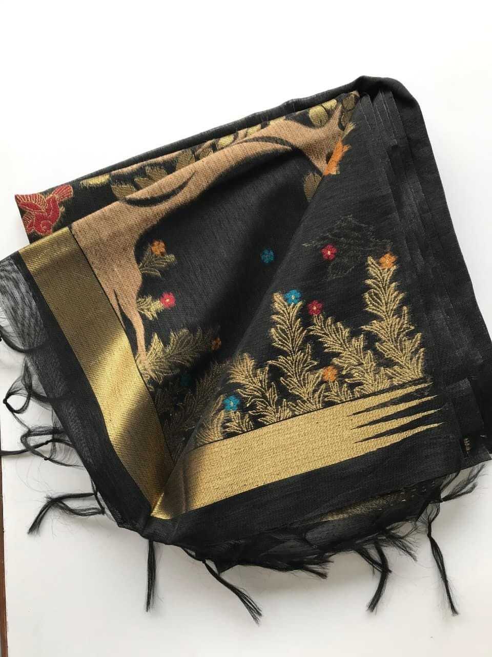 Khadi Cotton Fancy Saree