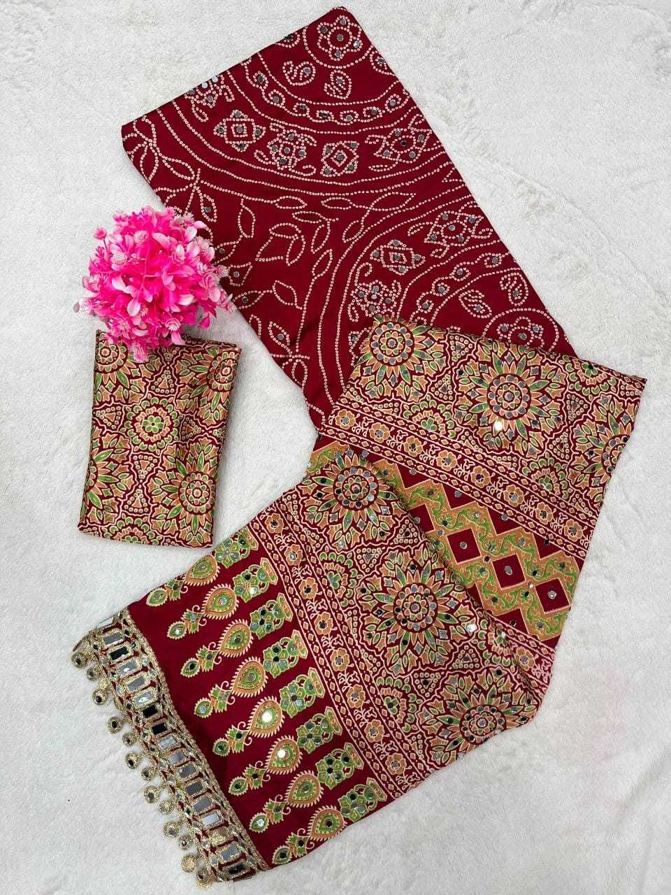 Crepe Silk Printed Saree
