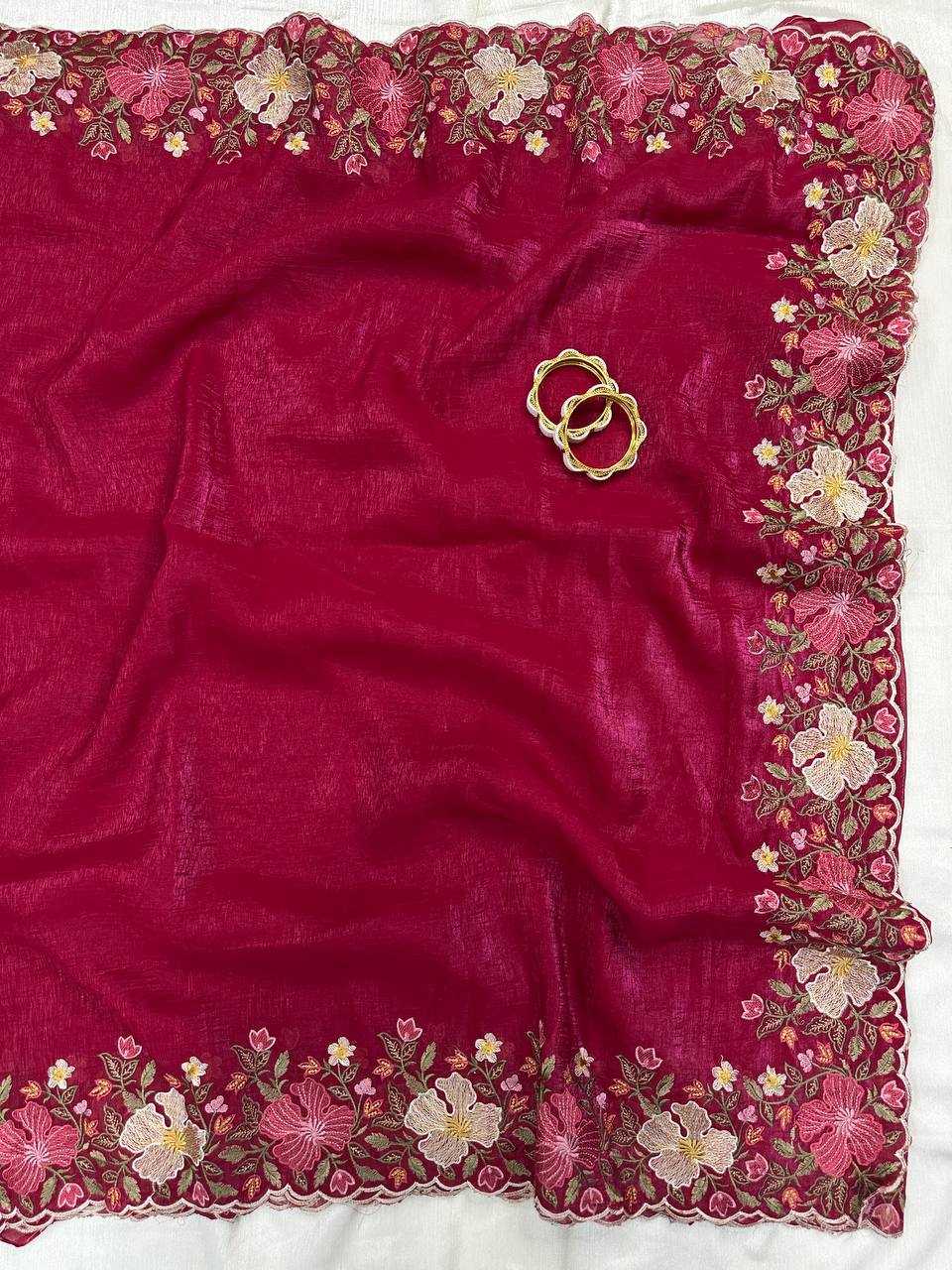 Crunchi Embroidered Saree