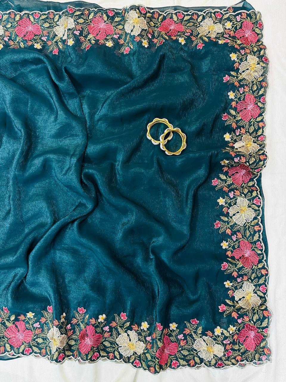 Crunchi Embroidered Saree