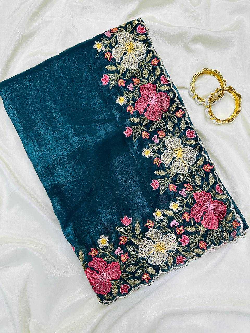 Crunchi Embroidered Saree