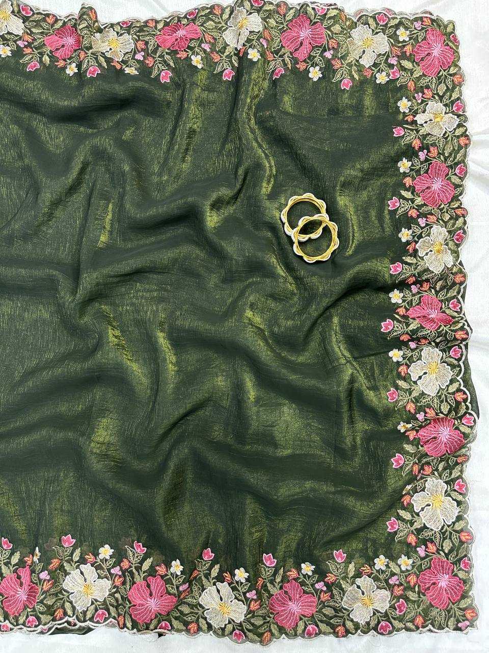 Crunchi Embroidered Saree