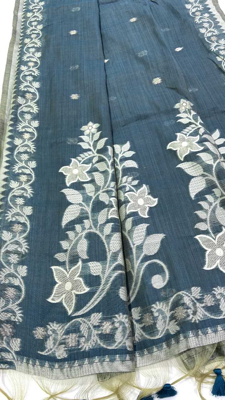 Soft Jamdani Floral Saree