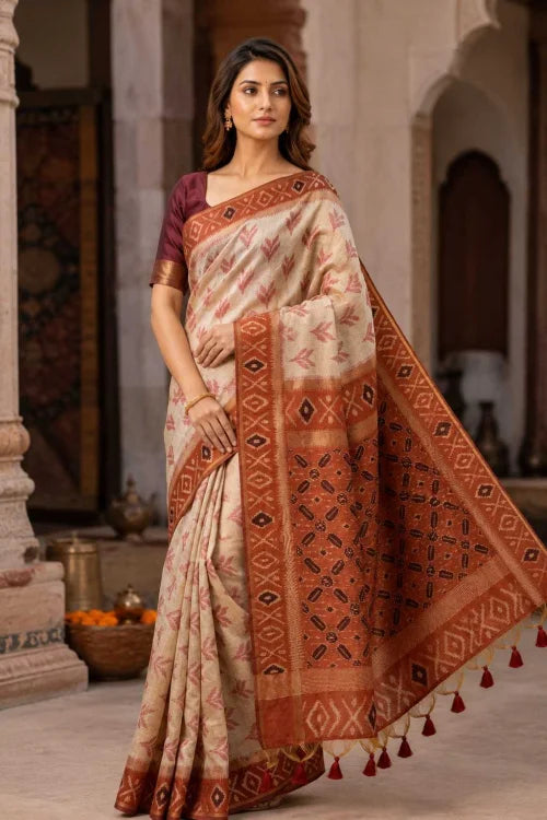 Darshita Patola Silk Fancy Saree