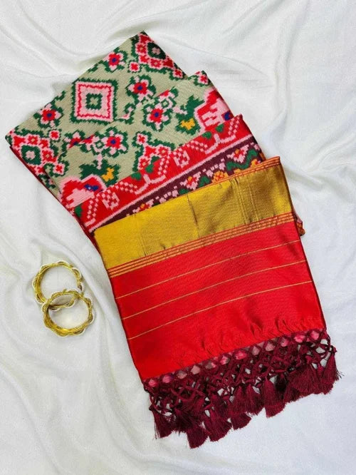 Deepika Patola Silk Soft Saree