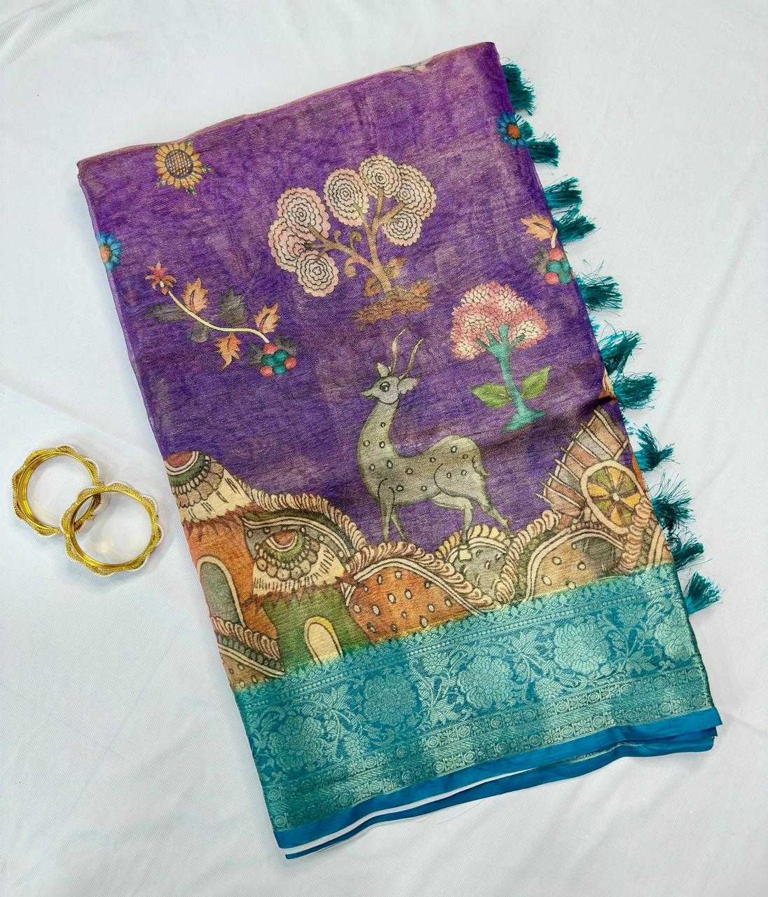 Tissue Silk Printed Saree