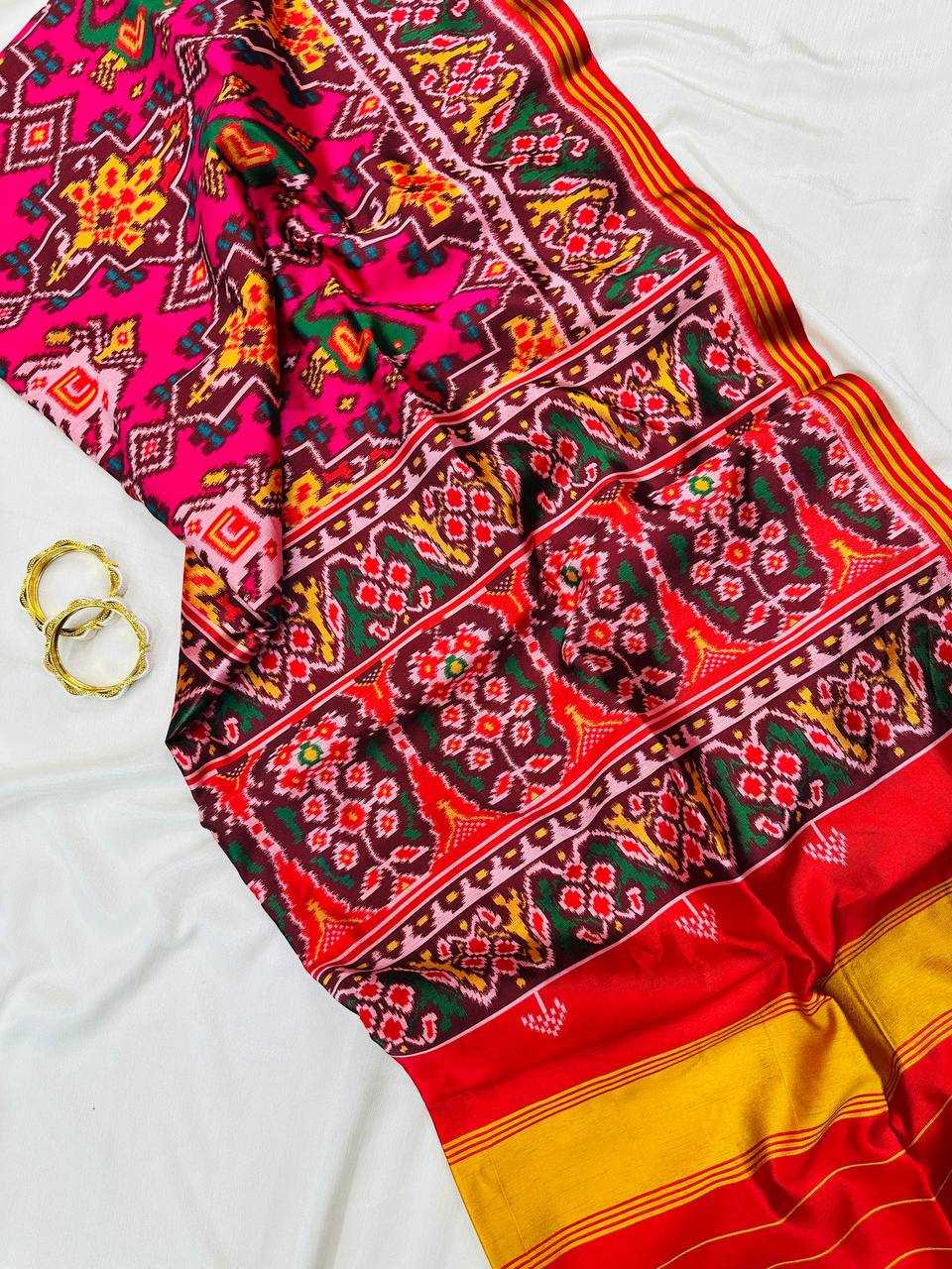 Elega Soft Patola Silk Designer Saree