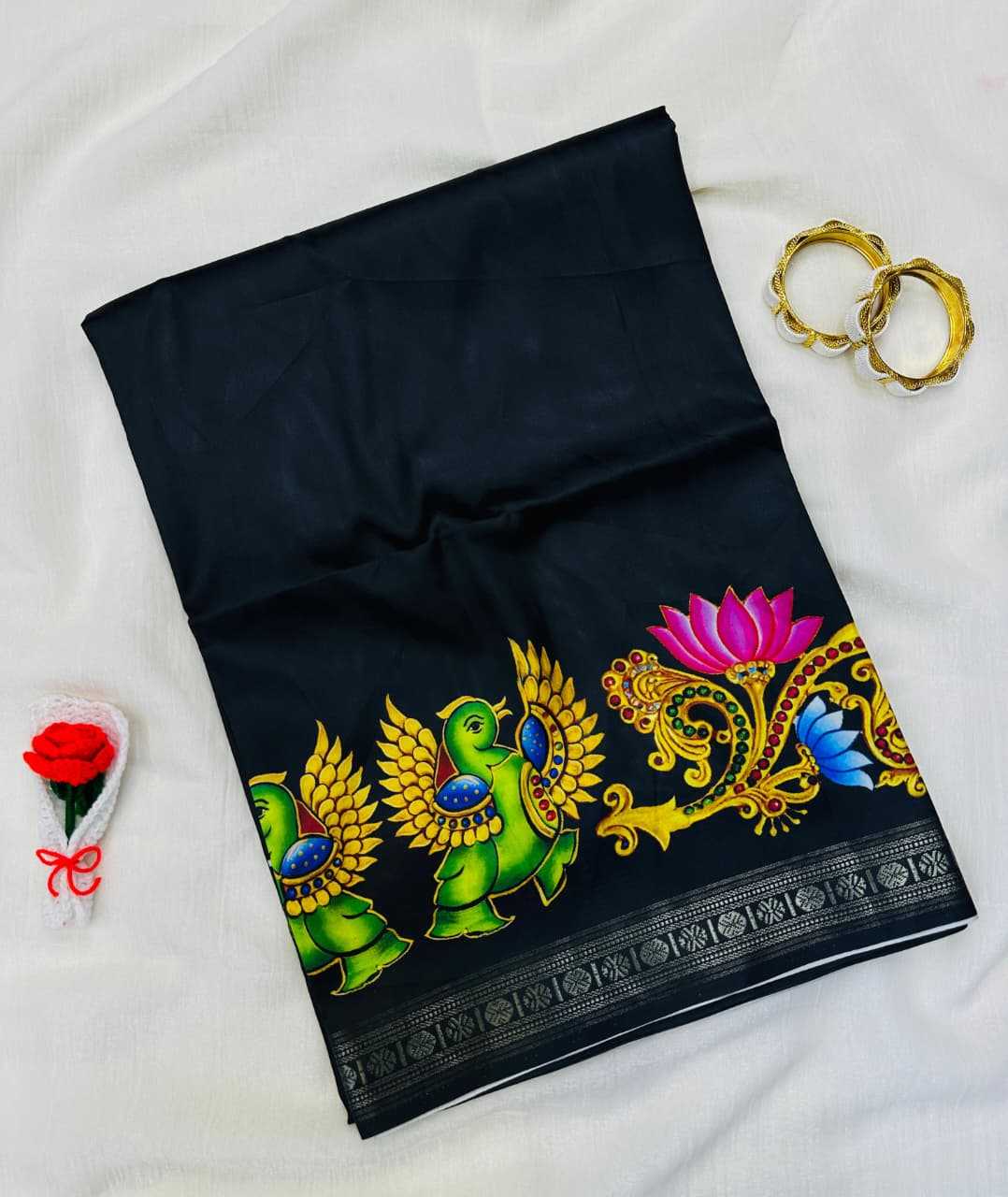 Premium Silk Printed Saree