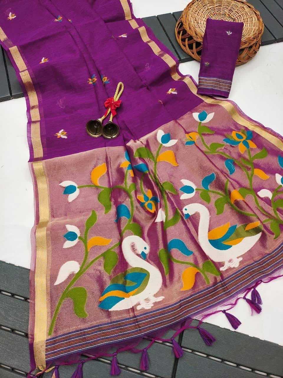 Muslin Designer Saree