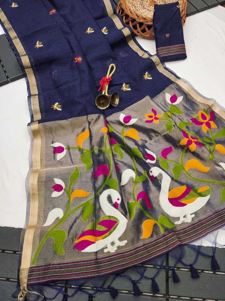 Muslin Designer Saree