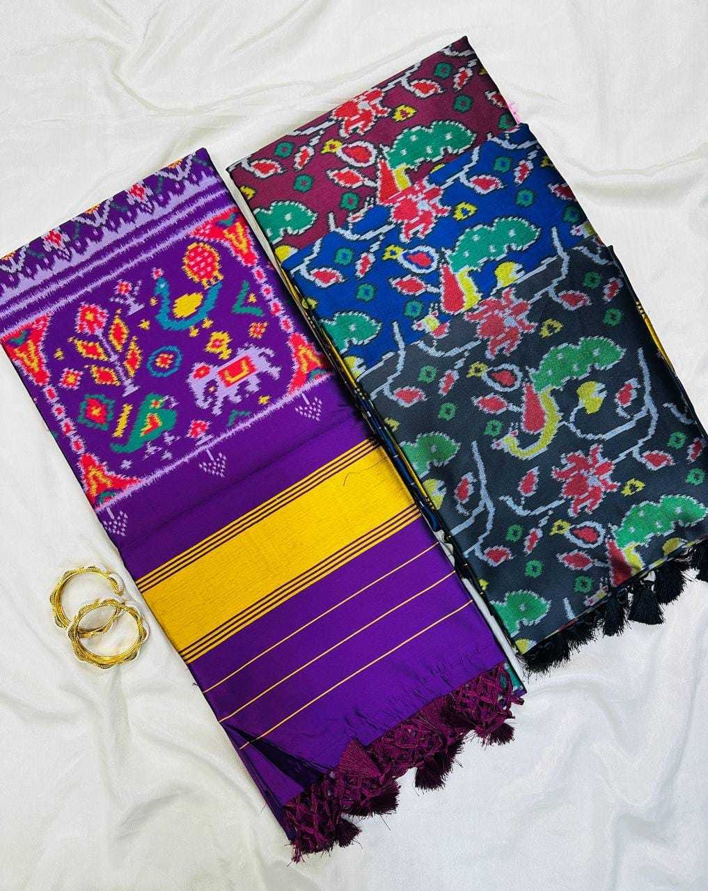 Kasturi Patola Silk Traditional Saree