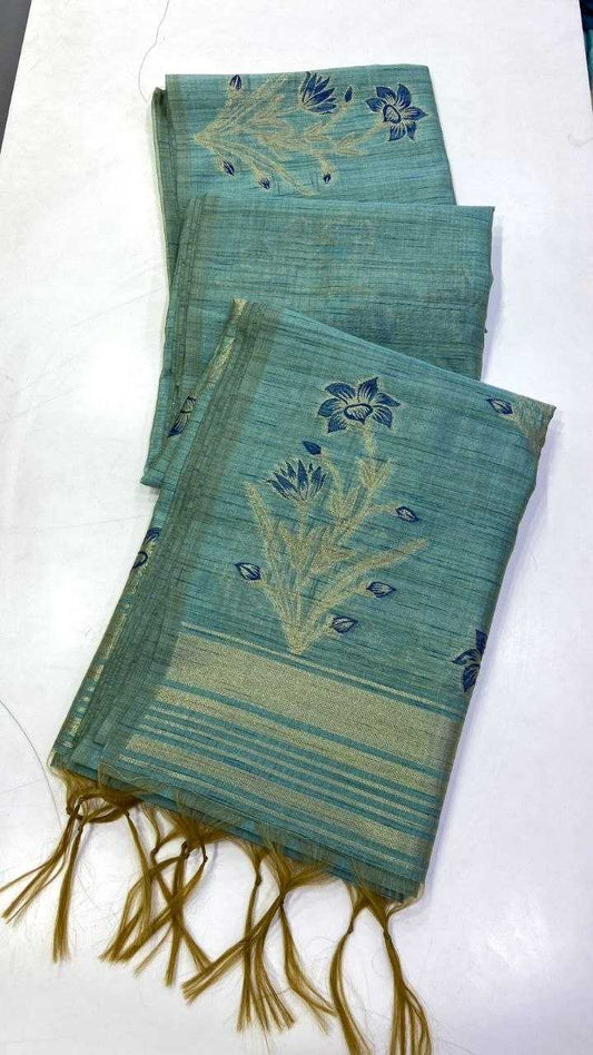 Tussar Silk Designer Saree