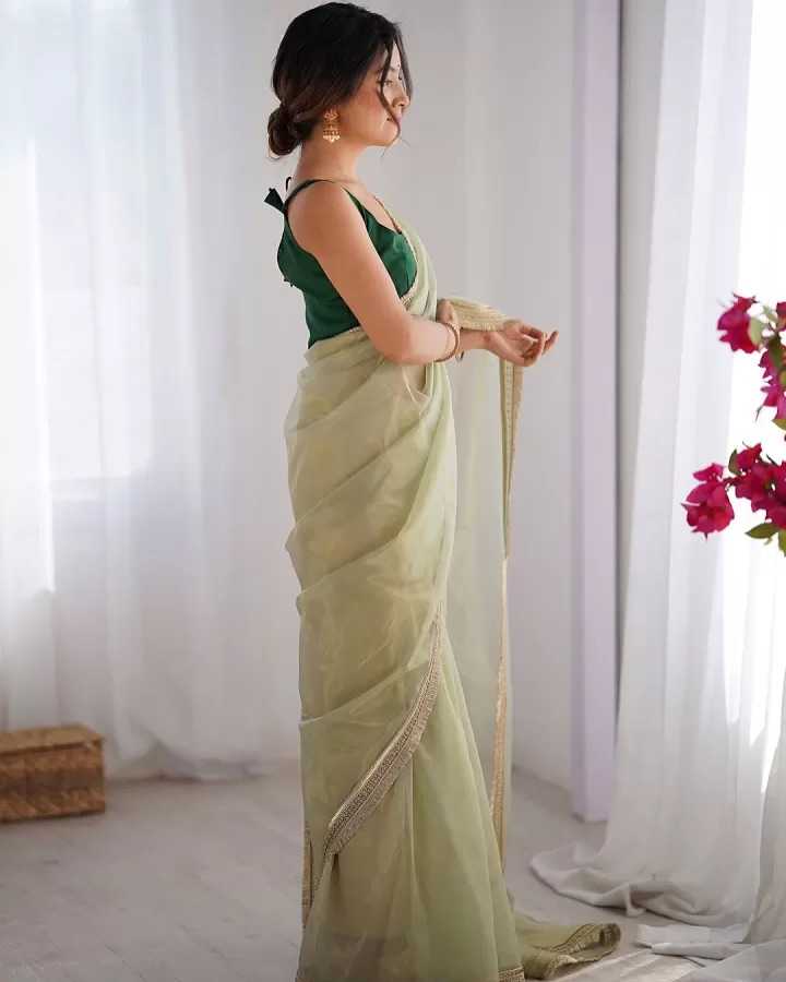 Twill Net Designer Saree