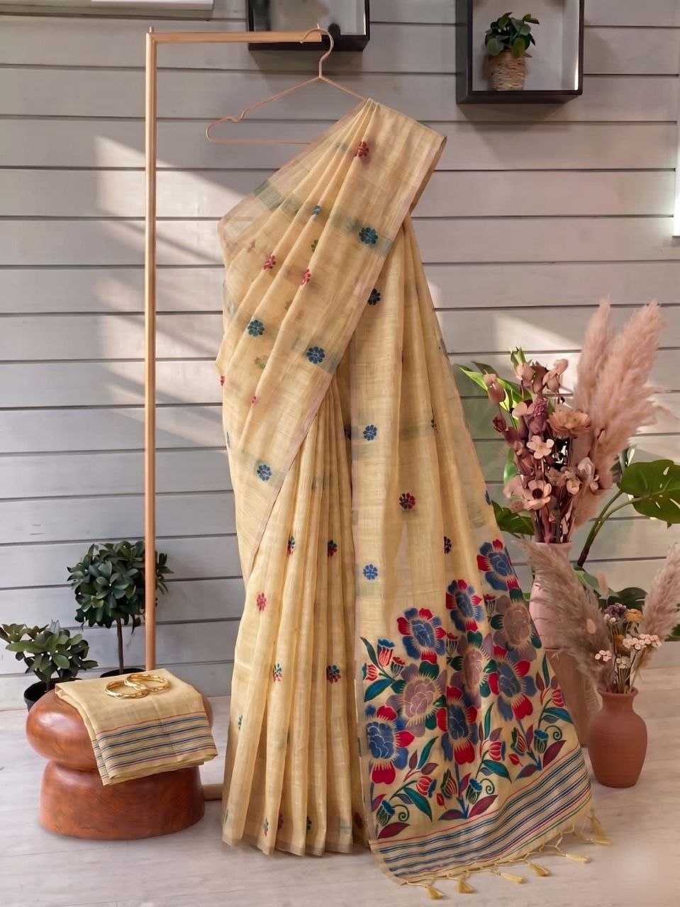 Soft Cotton Designer Saree