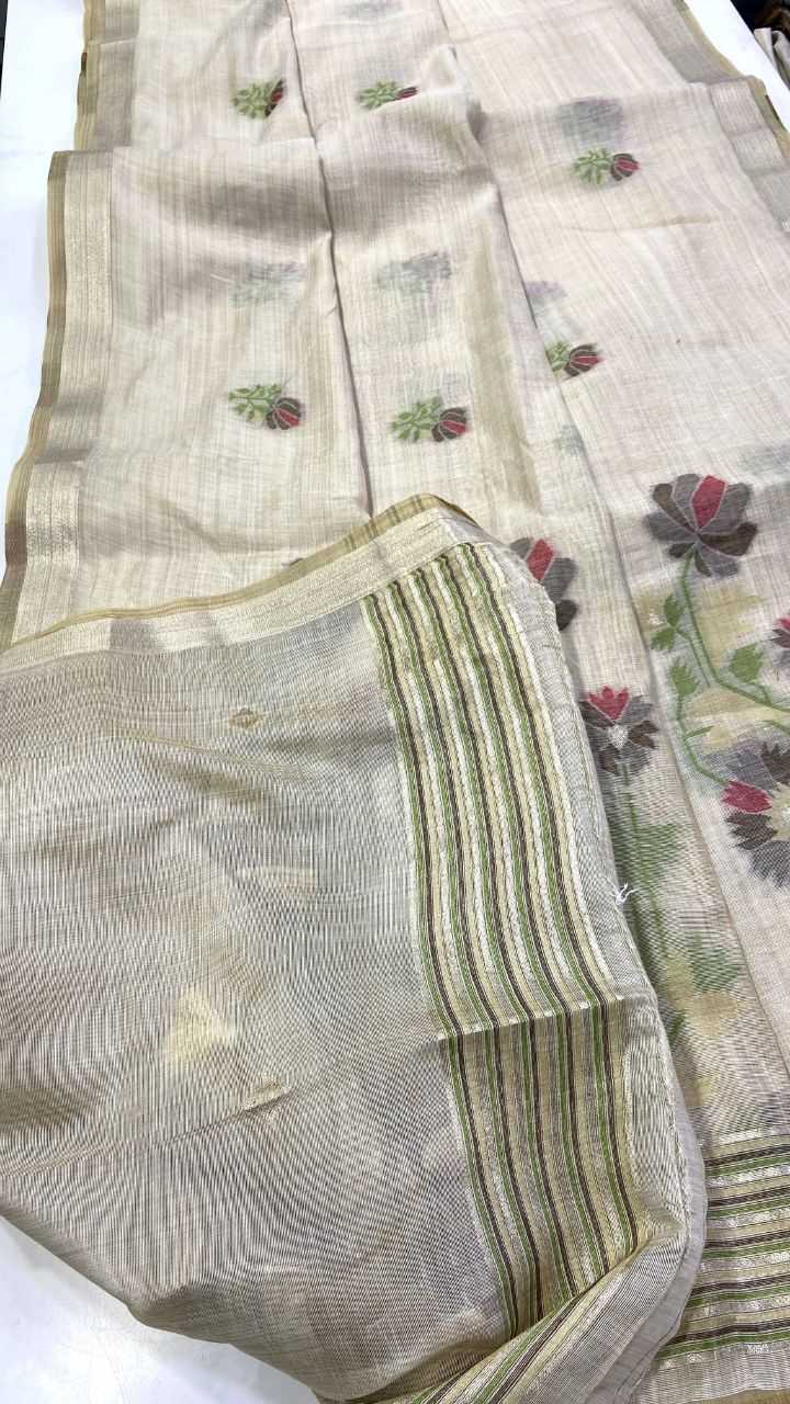 Satin Ajrakh Saree
