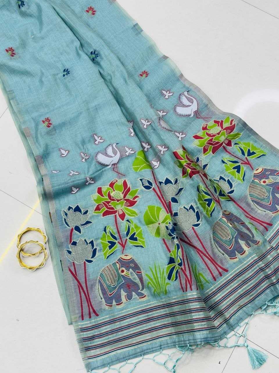 Soft Cotton Designer Saree